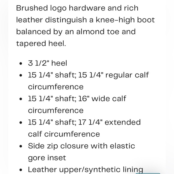 Vince Camuto Skylie Black Glossy Leather High Heel Boots Sz 8 BNWB - Picture 4 of 6